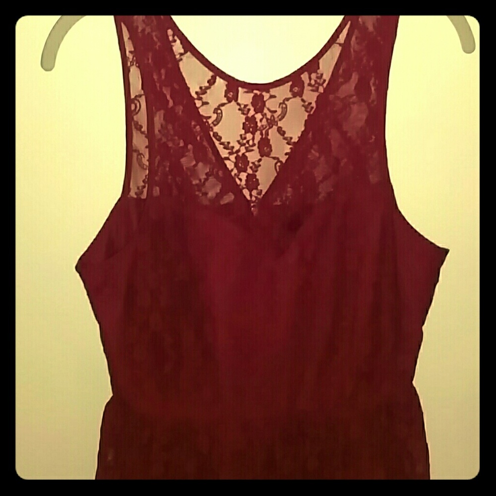 Red dress